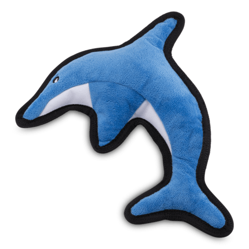 latex dolphin dog toy