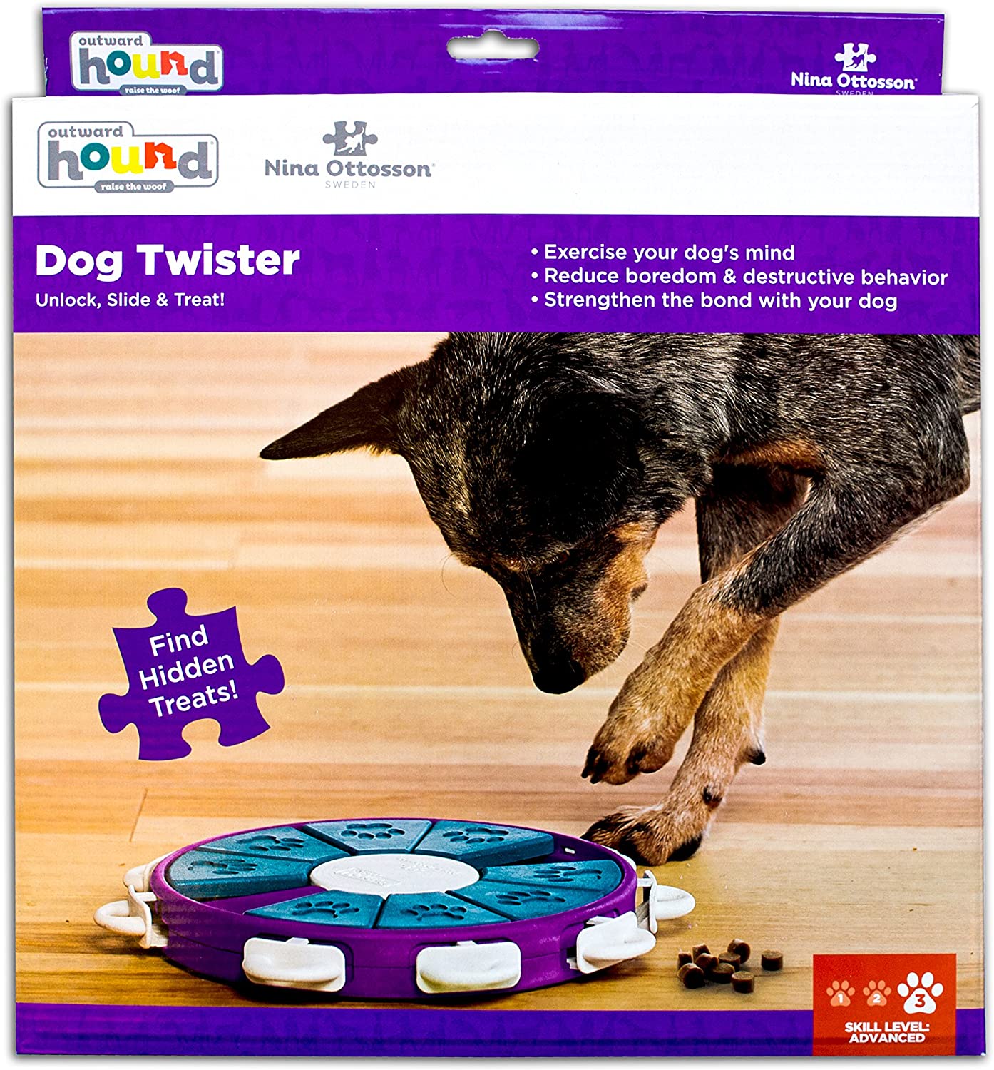 Dog Twister Puzzle Game - Adv, Dog Toys